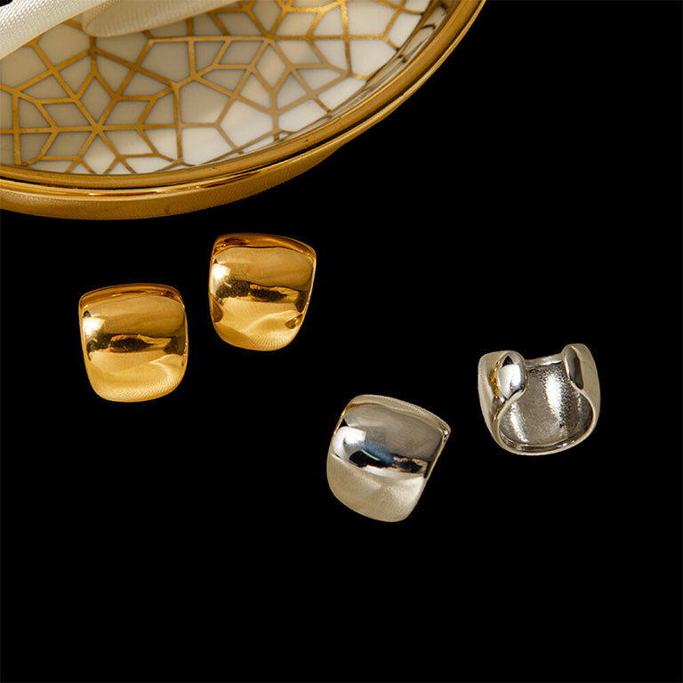 Puff Ear Cuffs