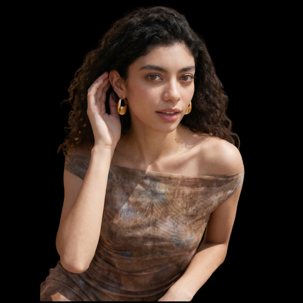 Unheard Of - Demi Earrings Anting Wanita Anti Karat Stainless Steel Anti Luntur Anti Alergi Aksesoris Fashion Wanita Korea