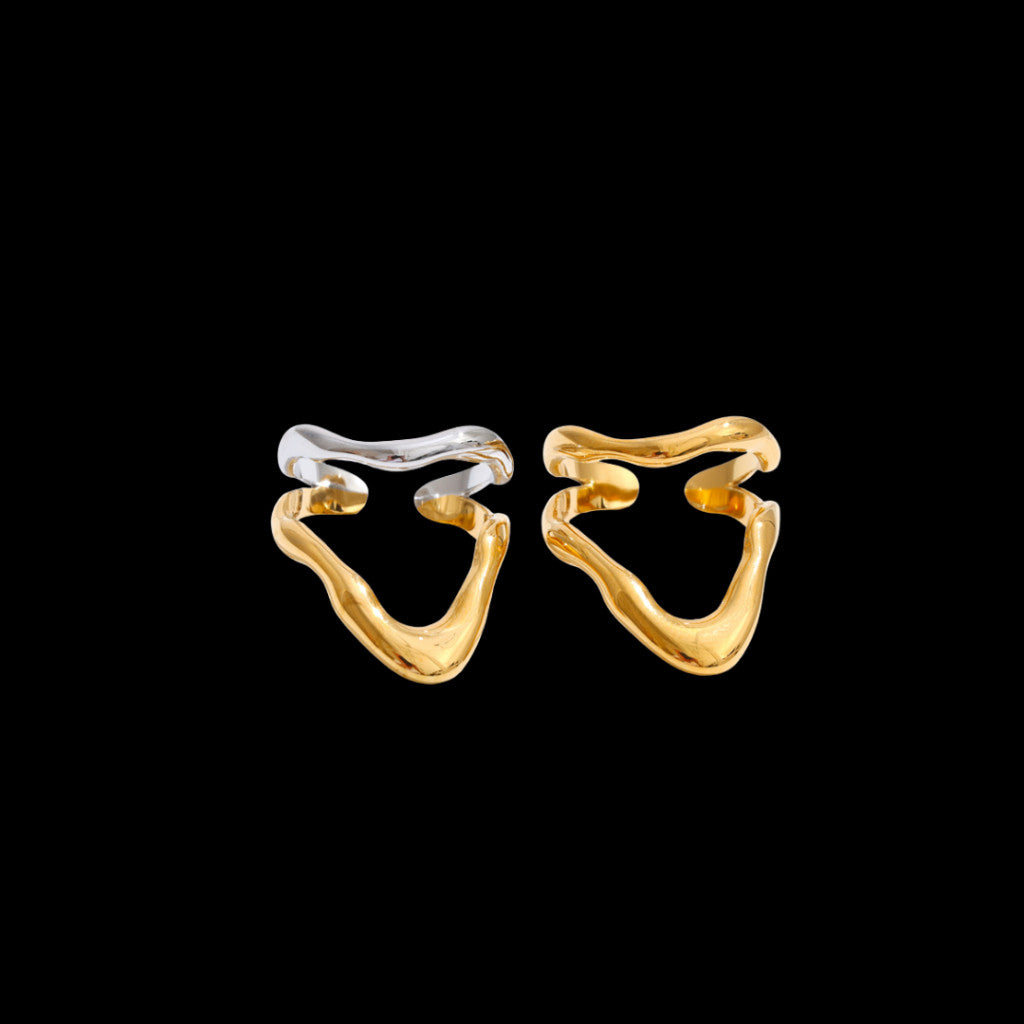 Unheard Of - Zuri Ring Cincin Wanita Anti Karat Stainless Steel Anti Luntur Anti Alergi Aksesoris Fashion Wanita Korea