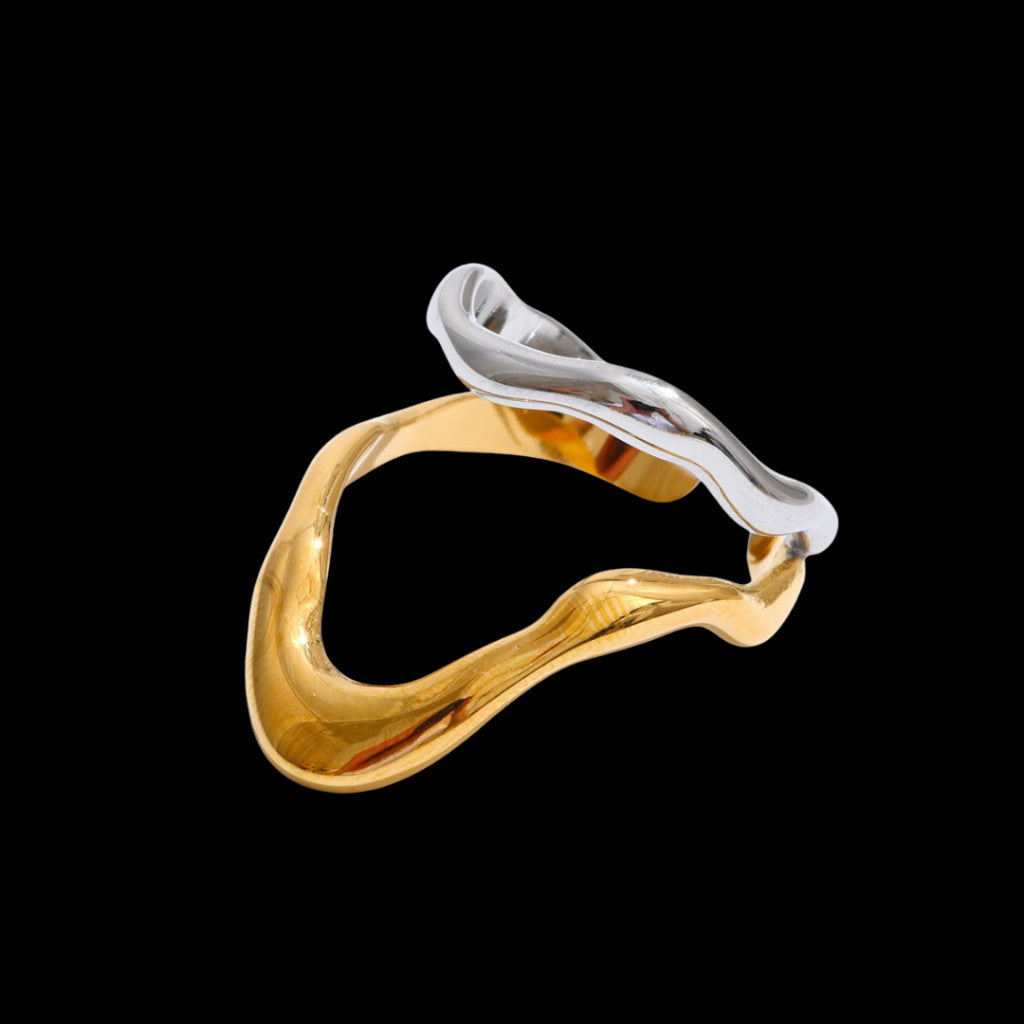 Unheard Of - Zuri Ring Cincin Wanita Anti Karat Stainless Steel Anti Luntur Anti Alergi Aksesoris Fashion Wanita Korea