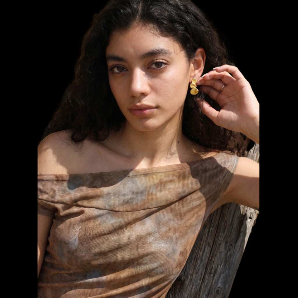 Unheard Of - Sena Earrings Anting Wanita Anti Karat Stainless Steel Anti Luntur Anti Alergi Aksesoris Fashion Wanita Korea