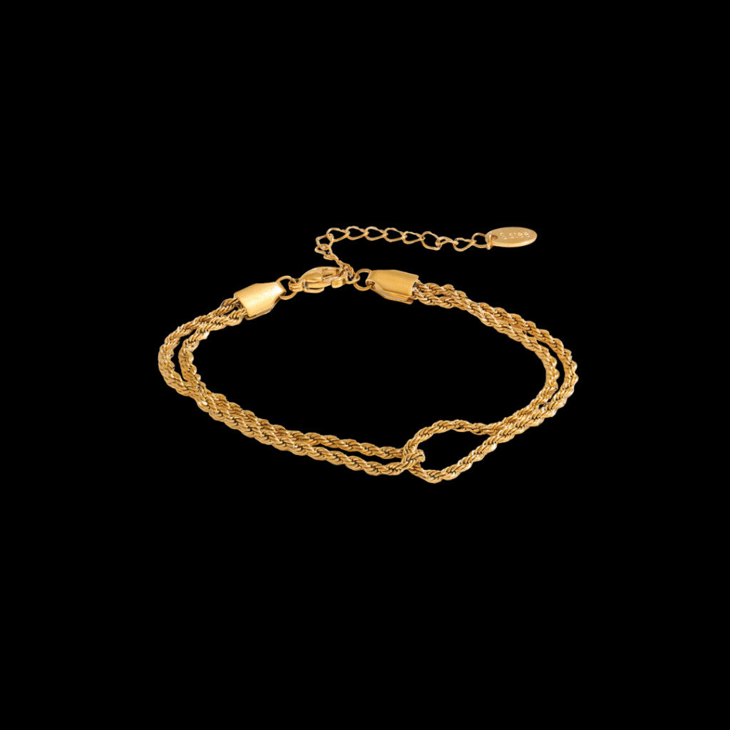 Unheard Of - Corsica Bracelet Gelang Wanita Anti Karat Stainless Steel Anti Luntur Aksesoris Fashion Wanita Korea