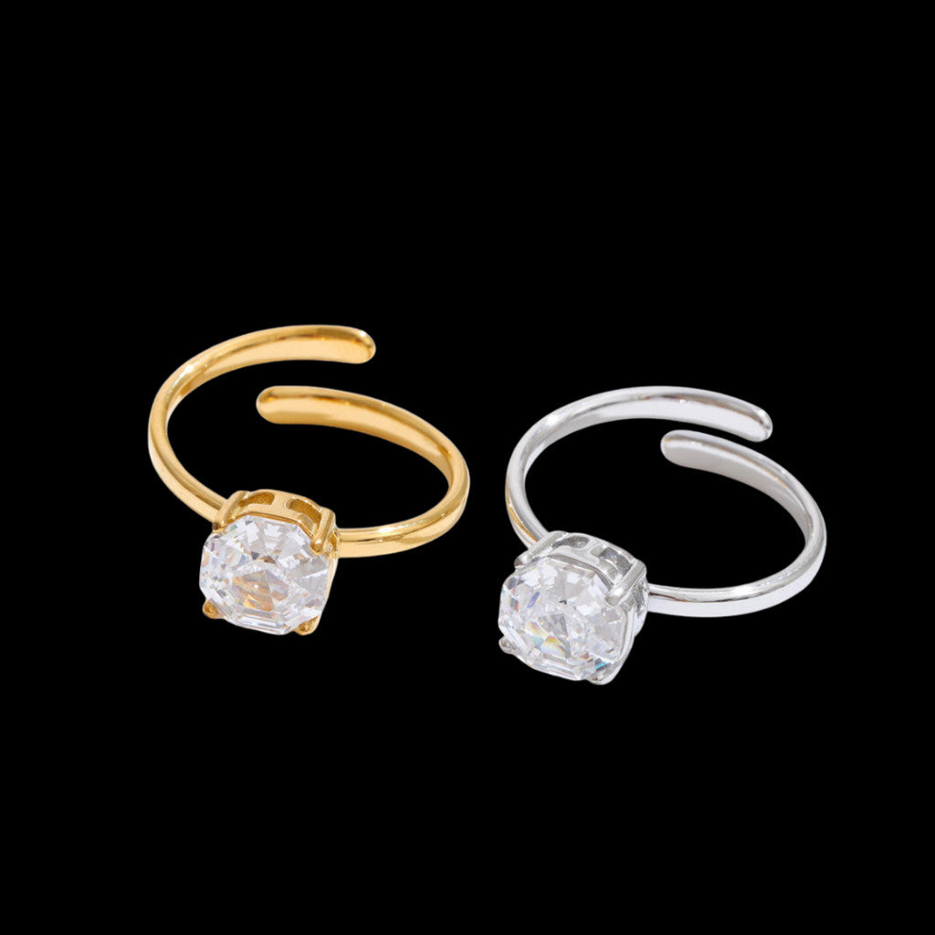 Unheard Of - Nina Ring Cincin Wanita Anti Karat Stainless Steel Anti Luntur Anti Alergi Aksesoris Fashion Wanita Korea