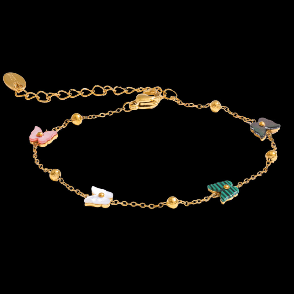 Unheard Of - Abashi Bracelet Gelang Wanita Anti Karat Stainless Steel Anti Luntur Aksesoris Fashion Wanita Korea