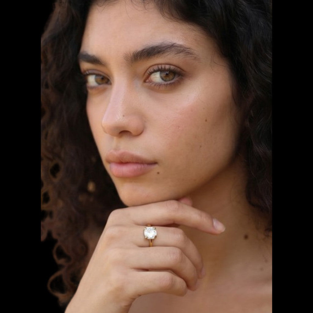 Unheard Of - Nina Ring Cincin Wanita Anti Karat Stainless Steel Anti Luntur Anti Alergi Aksesoris Fashion Wanita Korea