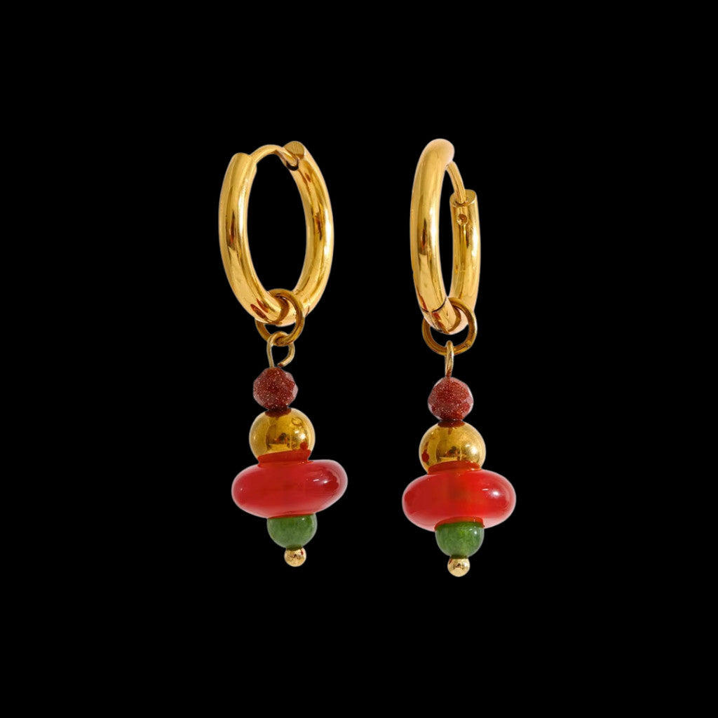 Unheard Of - Damha Earrings Anting Wanita Anti Karat Stainless 18k Gold Plated Aksesoris Fashion Wanita Korea