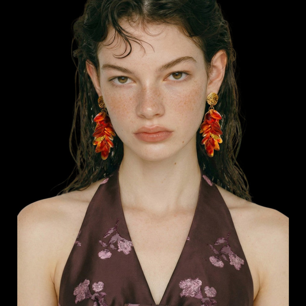 Tweed Earrings