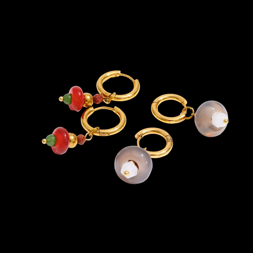 Unheard Of - Damha Earrings Anting Wanita Anti Karat Stainless 18k Gold Plated Aksesoris Fashion Wanita Korea