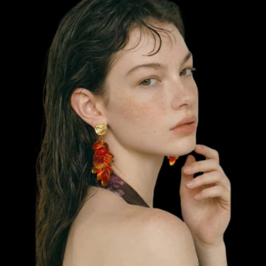 Tweed Earrings