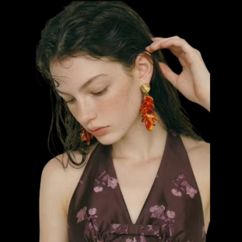 Tweed Earrings